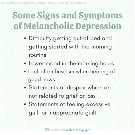 melancholic moods oddly comforting meaning|Melancholic Depression: Symptoms, Diagnosis, and Treatment.